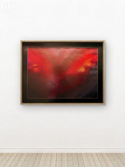 The powerful traces of love, silence & longing - a Paint Artowrk by Lucio Carbeli F. Bellolio 